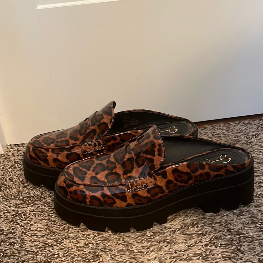 Leopard Print Women's Loafers